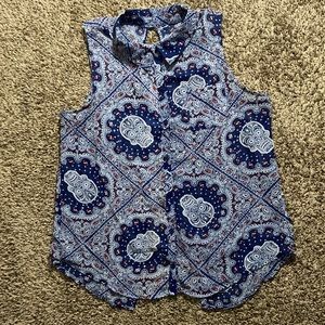 Skull Sleeveless Shirt
